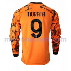 Maillot de Foot Juventus Alvaro Morata 9 Troisième 2020-21 Manches Longues